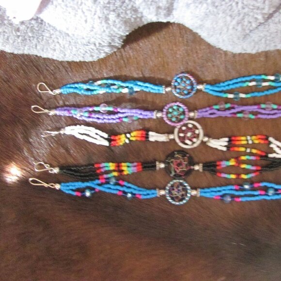 GENUINE NAVAJO MADE BEADED  DREAMCATCHER BRACELETS Jewelry - GENUINE NAVAJO‎ MADE BEADED  DREAMCATCHER BRACELETS